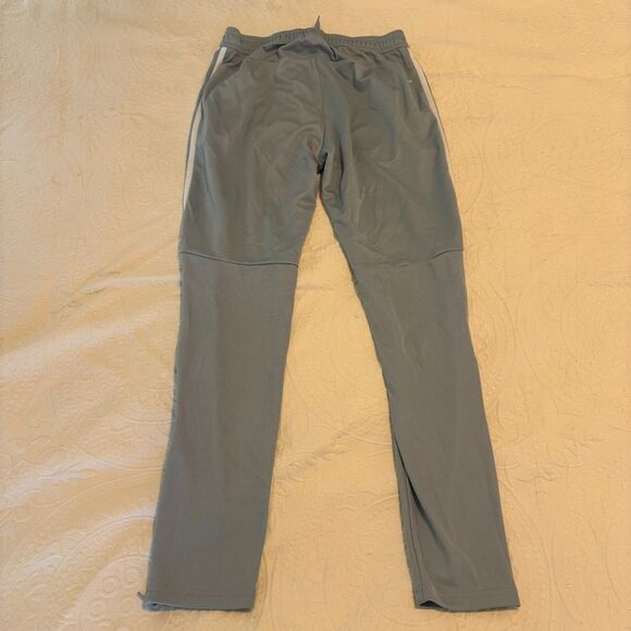 Adidas size Medium Light Dusty Blue Athletic Athleisure Soccer Sweatpant Joggers - Picture 2 of 9